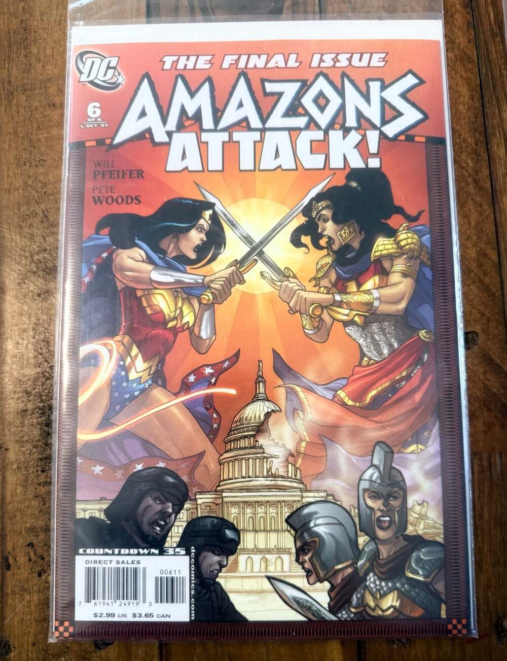Amazons Attack! #6 (Oct 2007) The Final Issue - Will Pfeifer & Pete Woods